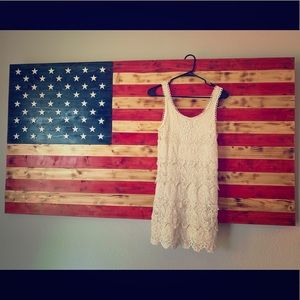 Starring at Stars Ad XS cream/white lace overlay